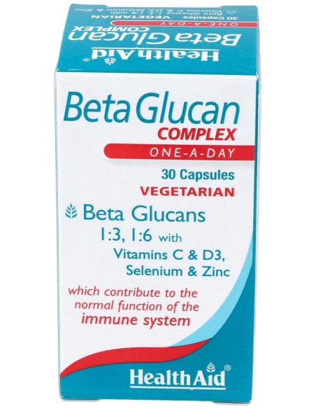Health Aid Betaglucan Complex 30Caps