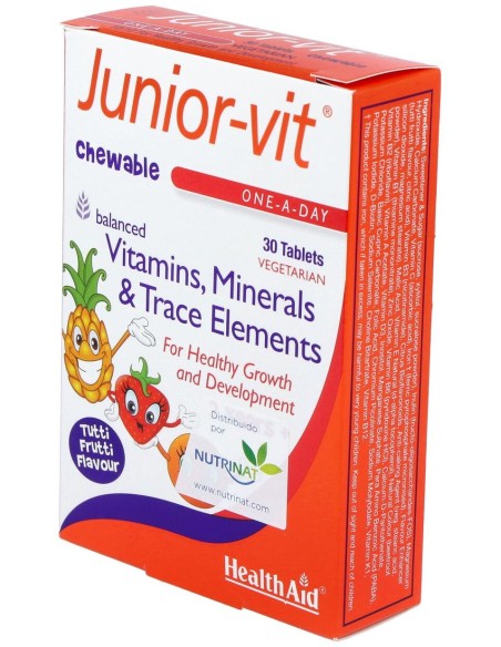 Healthaid Junior-Vit 30 Comprimidos