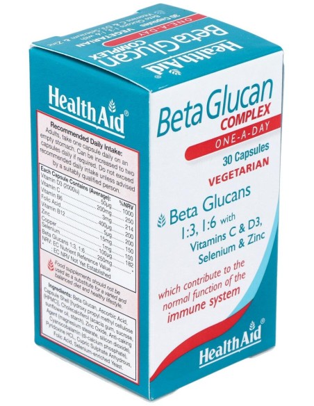 Health Aid Betaglucan Complex 30Caps