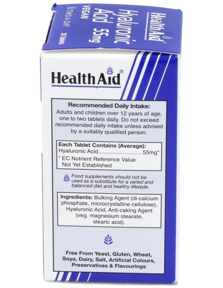 Acido Hialuronico 55Mg. 30Comp. Health Aid