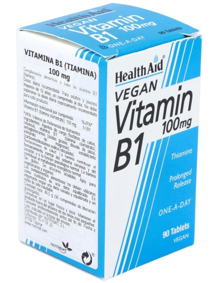 Health Aid Vitamina B1 100Mg 90 Tabletas
