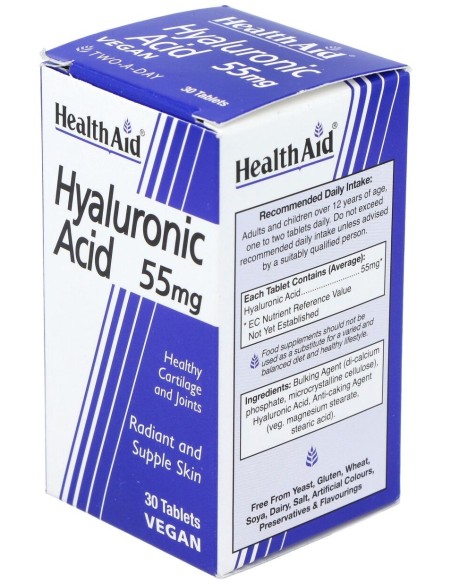 Acido Hialuronico 55Mg. 30Comp. Health Aid