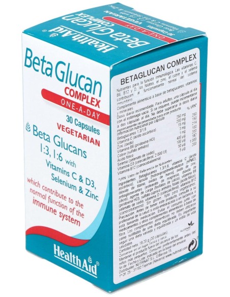 Health Aid Betaglucan Complex 30Caps
