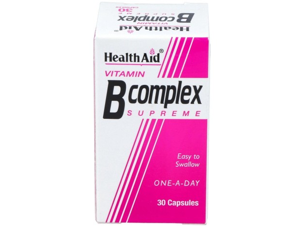 Vit B Complex 30Cap. Health Aid