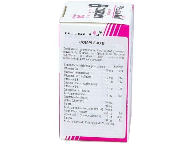 Vit B Complex 30Cap. Health Aid