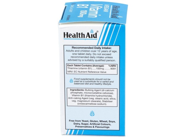 Health Aid Vitamina B1 100Mg 90 Tabletas