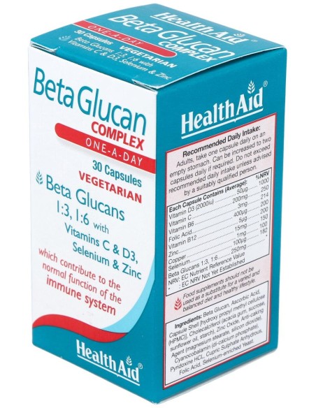 Health Aid Betaglucan Complex 30Caps