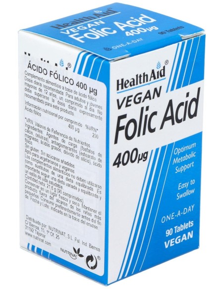 Acido Folico 90Comp. Health Aid
