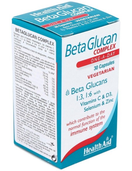 Health Aid Betaglucan Complex 30Caps