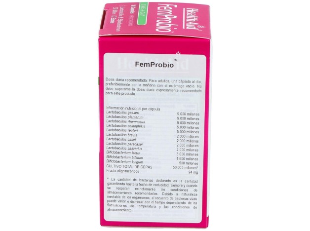 Femprobio 50.000Millones 30Vcap. Health Aid