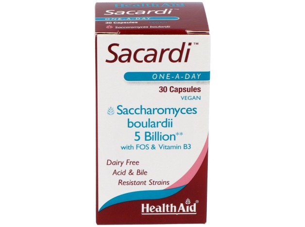 Sacardi (Saccharomyces Boulardii) 30Vcaps.