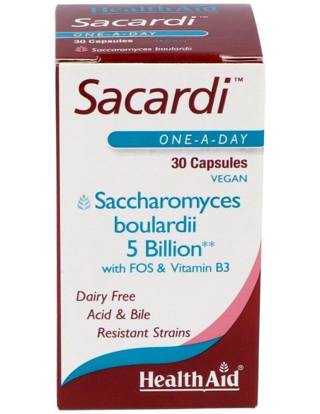 Sacardi (Saccharomyces Boulardii) 30Vcaps.