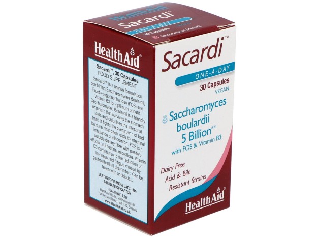 Sacardi (Saccharomyces Boulardii) 30Vcaps.