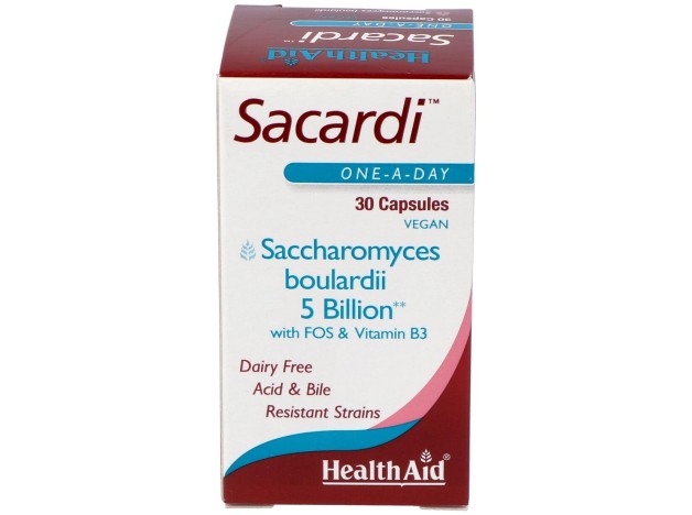 Sacardi (Saccharomyces Boulardii) 30Vcaps.