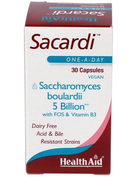 Sacardi (Saccharomyces Boulardii) 30Vcaps.