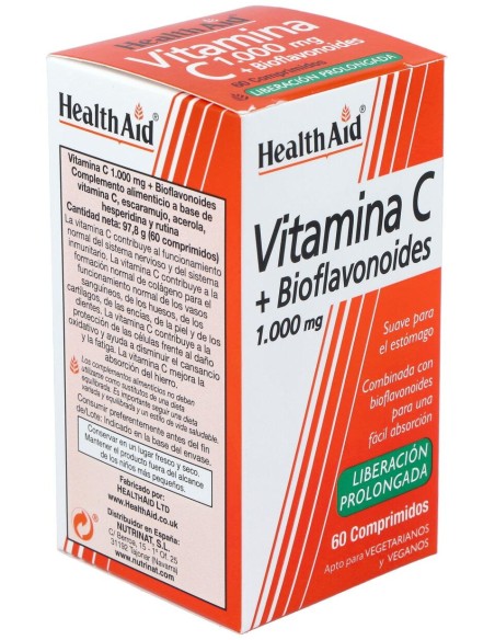 Vit C + Bioflavonoides 60Comp. Health Aid