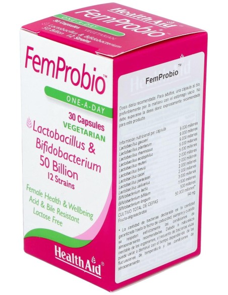 Femprobio 50.000Millones 30Vcap. Health Aid