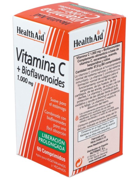 Vit C + Bioflavonoides 60Comp. Health Aid