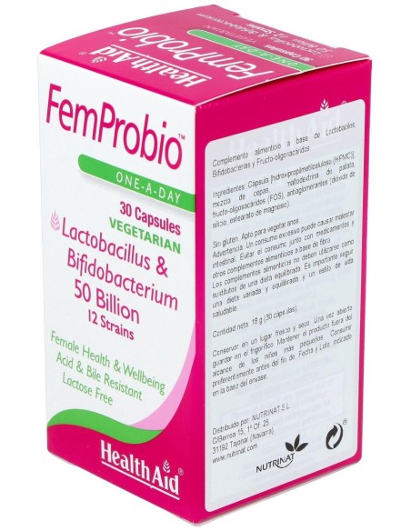 Femprobio 50.000Millones 30Vcap. Health Aid