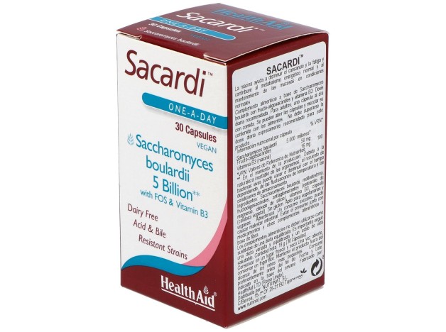 Sacardi (Saccharomyces Boulardii) 30Vcaps.