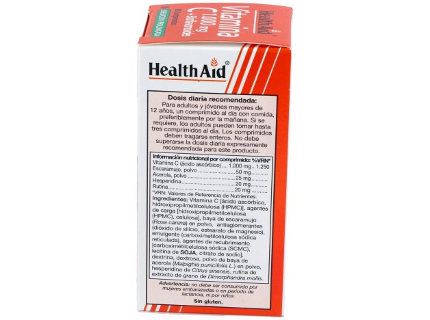 Vit C + Bioflavonoides 60Comp. Health Aid