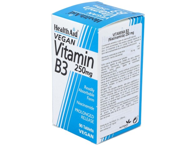 Healthaid Vitamina B3 (Niacinamida) 250Mg 90Comp
