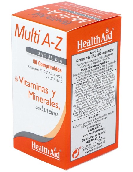 Multivit %26 Minerals A To Z 90Comp. Health Aid