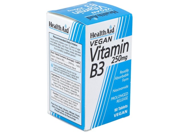 Healthaid Vitamina B3 (Niacinamida) 250Mg 90Comp