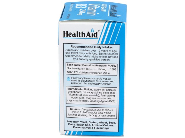 Healthaid Vitamina B3 (Niacinamida) 250Mg 90Comp