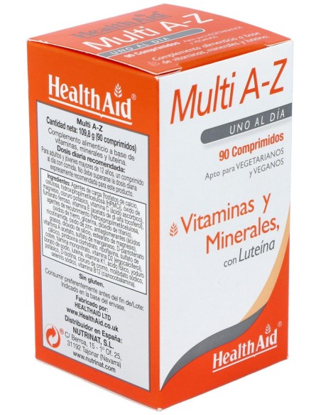 Multivit %26 Minerals A To Z 90Comp. Health Aid
