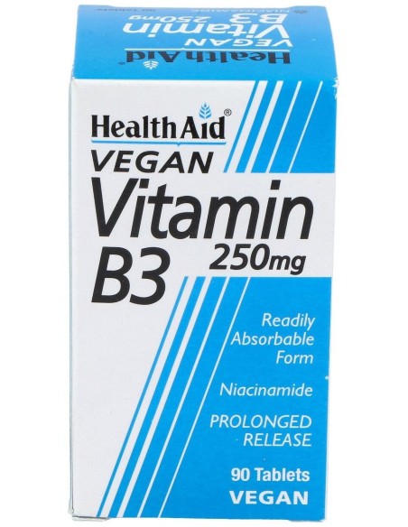 Healthaid Vitamina B3 (Niacinamida) 250Mg 90Comp