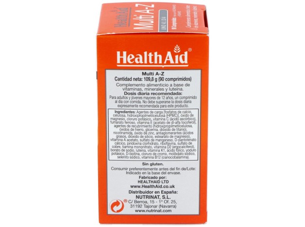 Multivit %26 Minerals A To Z 90Comp. Health Aid