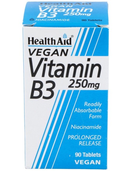 Healthaid Vitamina B3 (Niacinamida) 250Mg 90Comp