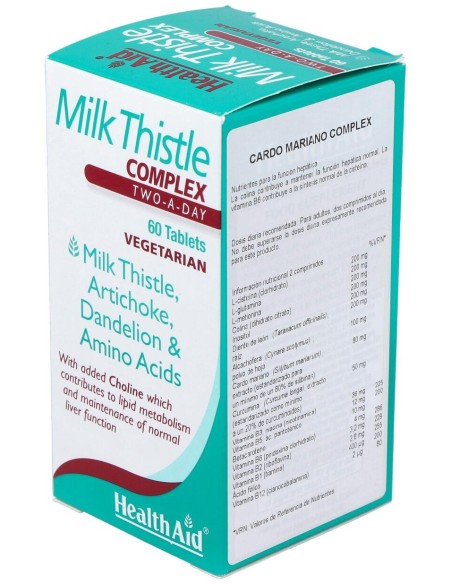 Health Aid Milk Thistle Complex Cardo Mariano