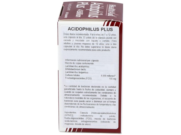 Acidophilus Plus 4 Billion 60Cap. Health Aid