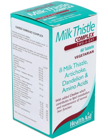 Health Aid Milk Thistle Complex Cardo Mariano