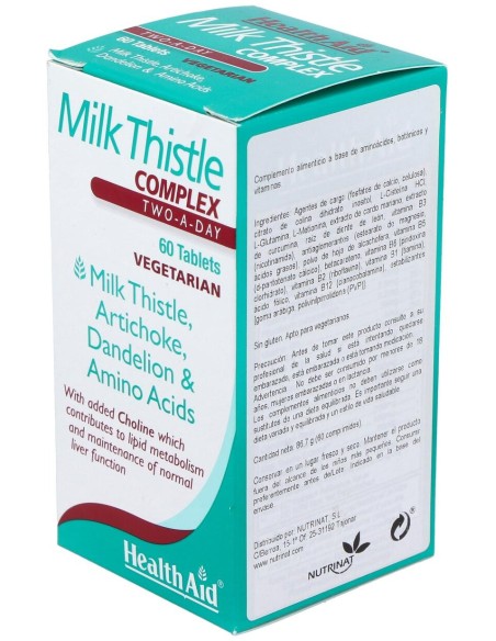 Health Aid Milk Thistle Complex Cardo Mariano
