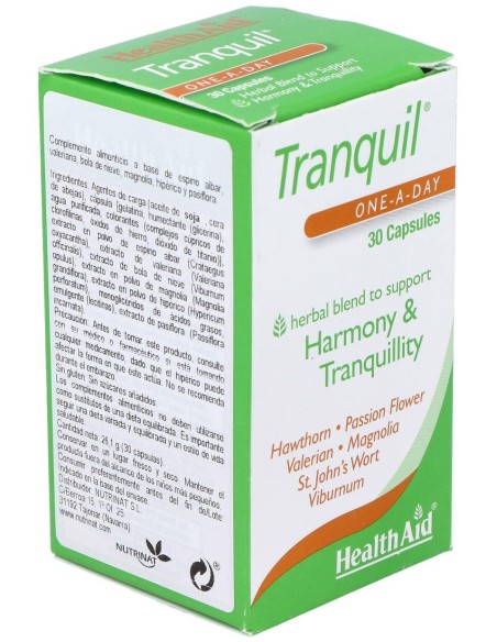 Healthaid Tranquil H.A. 30Caps