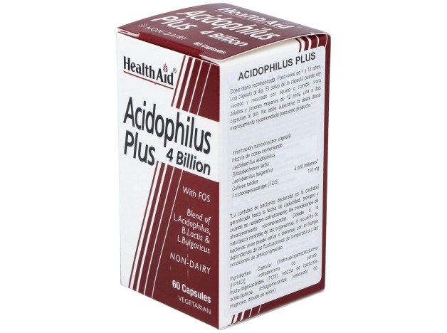 Acidophilus Plus 4 Billion 60Cap. Health Aid