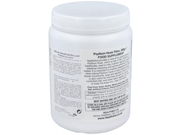 Fibra De Cascara Psyllium 300Gr. Health Aid