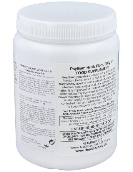 Fibra De Cascara Psyllium 300Gr. Health Aid