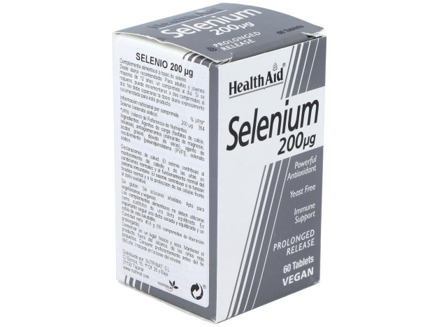 Healthaid Selenio 200 Gr 60 Comprimidos