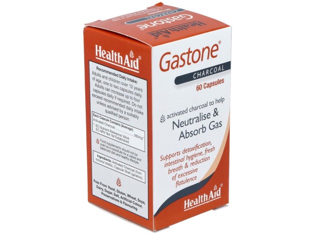 Gastone (Carbon Puro) 260Mg. 60Cap. Health Aid
