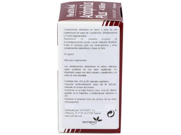 Acidophilus Plus 4 Billion 60Cap. Health Aid