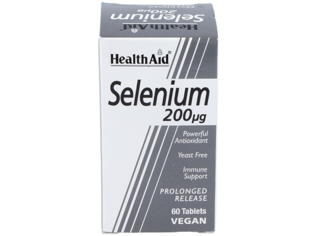 Healthaid Selenio 200 Gr 60 Comprimidos