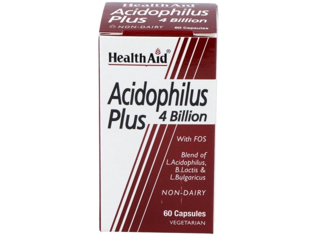 Acidophilus Plus 4 Billion 60Cap. Health Aid