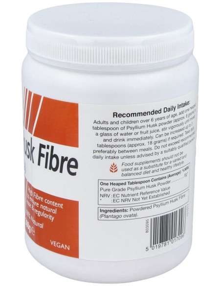 Fibra De Cascara Psyllium 300Gr. Health Aid