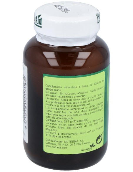 Ginkgo Hoja Ext.Estand. 30Cap. Health Aid