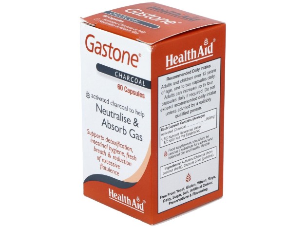 Gastone (Carbon Puro) 260Mg. 60Cap. Health Aid
