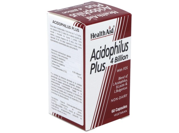 Acidophilus Plus 4 Billion 60Cap. Health Aid